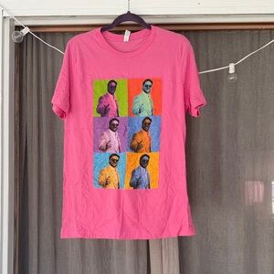 Josh Allen Pink Pop-Art Graphic T-Shirt